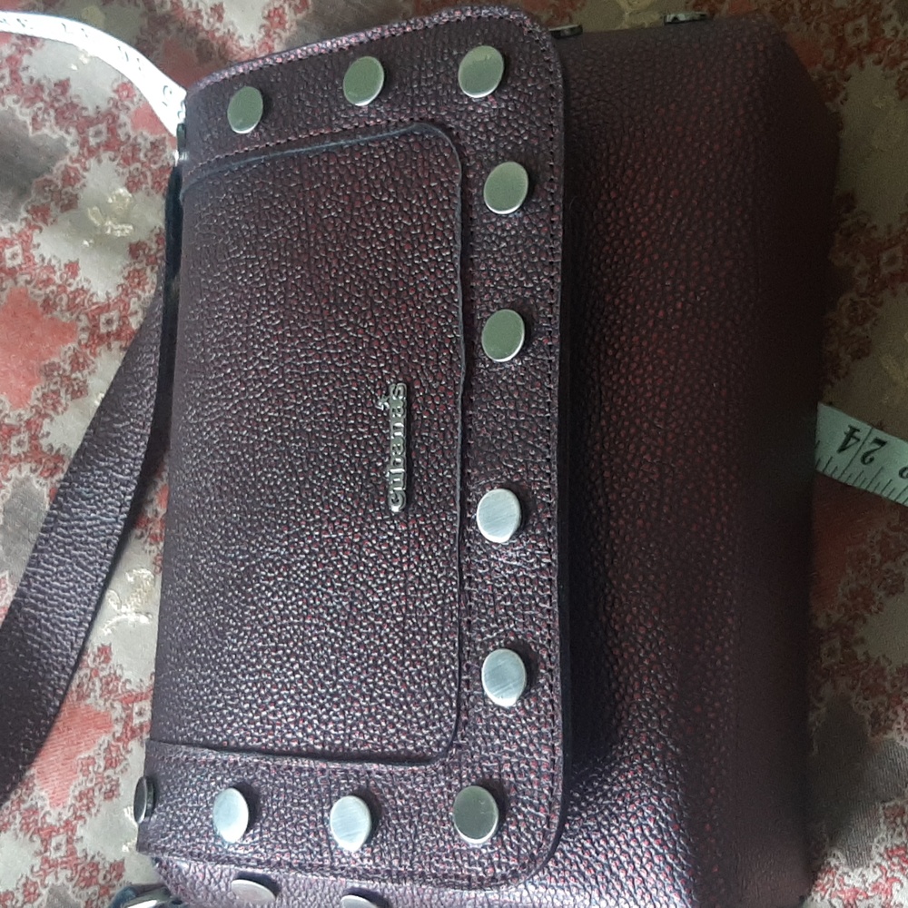 Burgandy  Genuine  Leather Bag